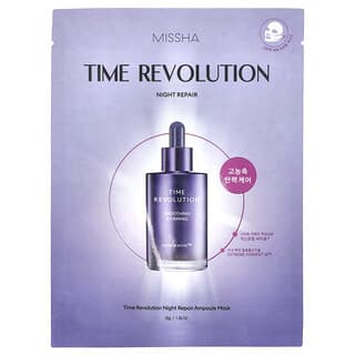Missha, Time Revolution Night Repair Ampoule Beauty Mask, reparierende Ampoule Beauty-Maske für die Nacht, 1 Tuchmaske, 30 g (1,05 oz.)