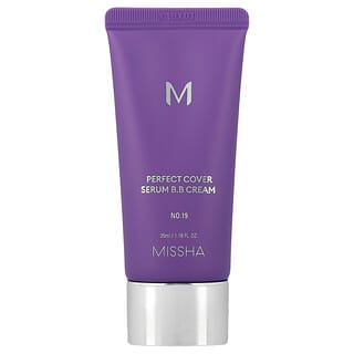 Missha, BB crème sérum couvrance parfaite, N° 19 Ivoire, 35 ml