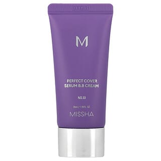 Missha, BB Cream, Sérum de cobertura perfecta, Bronceado n.º 33, 35 ml (1,18 oz. líq.)