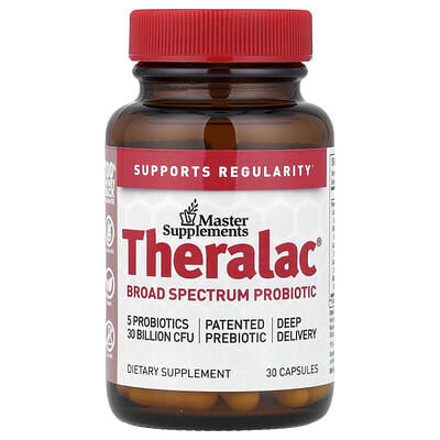 Master Supplements, Theralac®, Broad Spectrum Probiotic, 30 Capsules