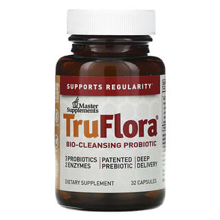 Master Supplements, TruFlora, Bio-Cleansing Probiotic, 32 Capsules