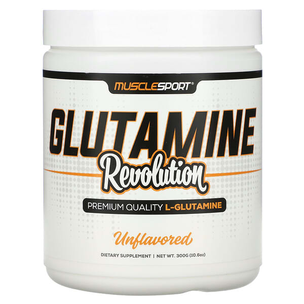 MuscleSport, Glutamine Revolution，原味，10.6 盎司（300 克）