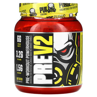 MuscleSport, Pre V2, Pre-Workout Powerhouse, Candy Riot, 500 g