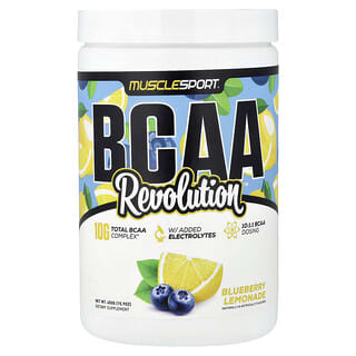 MuscleSport, BCAA Revolution™, Blueberry Lemonade, 15.9 oz (450 g)