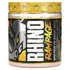 Rhino Rampage, суперсильный предтренировочный аналог, манговое безумие, 210 г (7,4 унции)