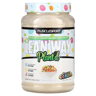 MuscleSport, The Lean Way, Plant'd, Fruity Cereal, 29.10 oz (825 g)