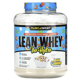 MuscleSport, Lean Whey, Iso-Hydro, Lean Charms, 5 lbs (2,275 g)