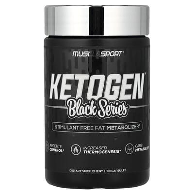 MuscleSport, Black Series, Ketogen, 90 Capsules
