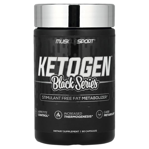 MuscleSport, Black Series, Ketogen™, 캡슐 90정