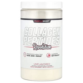 MuscleSport, Peptídeos de Colágeno, Revolution, Sem Sabor, 330 g (11,6 oz)