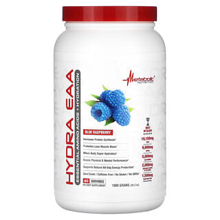 Metabolic Nutrition, Hydra EAA，藍樹莓味，35.2 盎司（1,000 克）