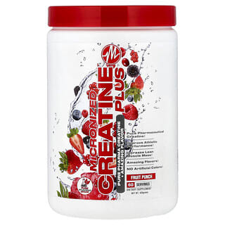 Metabolic Nutrition, Micronized Creatine™ Plus, ovocný punč, 420 g