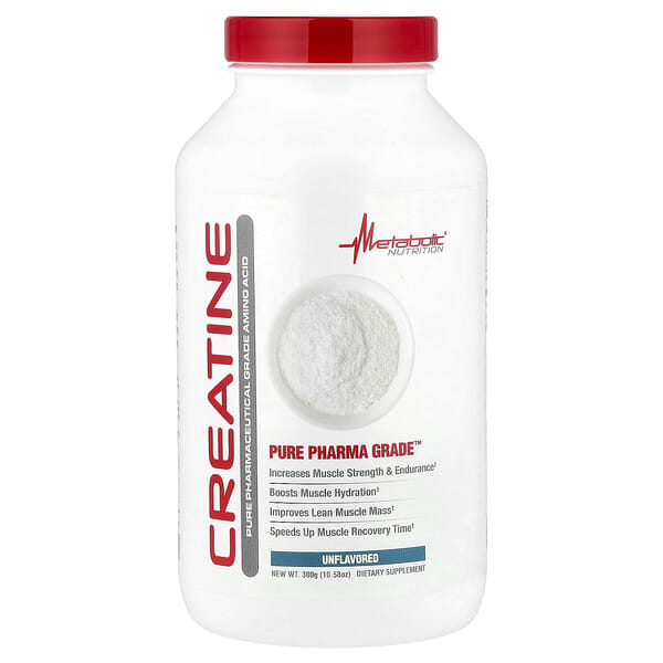 Metabolic Nutrition, 크레아틴, 무맛, 300g(10.58oz)