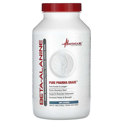 Metabolic Nutrition, Beta-Alanine, Unflavored , 10.58 oz (300 g)
