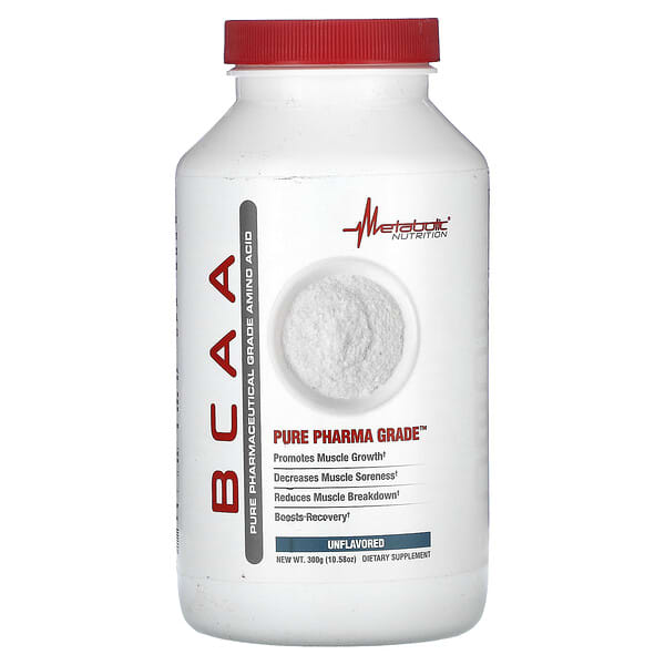 Metabolic Nutrition, BCAA, Unflavored , 10.58 oz (300 g)