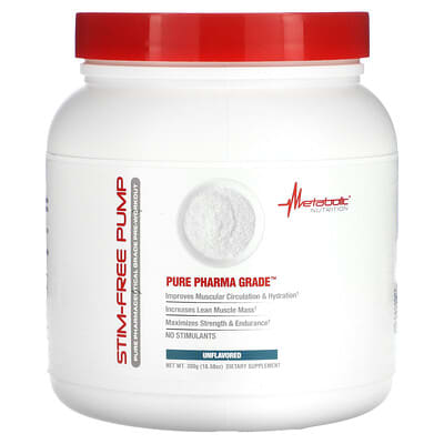 Metabolic Nutrition, Stimulant-Free Nitrogen Pump, Original, 10.58 oz (300 g)