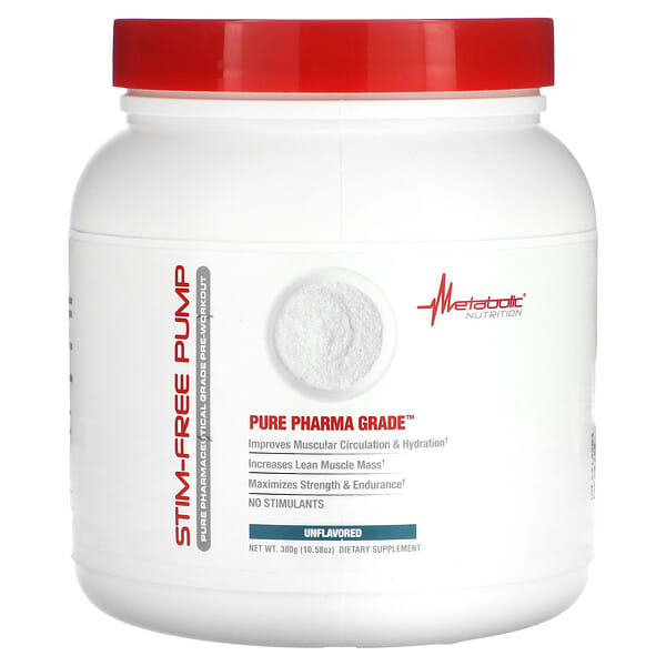 Stim-Free Pump, Unflavored, 10.58 oz (300 g)