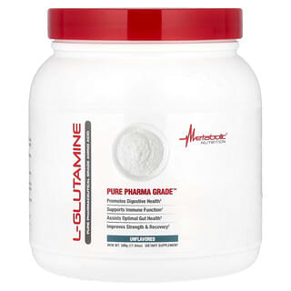 Metabolic Nutrition, L-글루타민, 무맛, 500g(17.64oz)