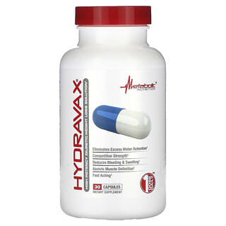 Metabolic Nutrition, Hydravax, 30 Capsules