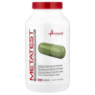 Metabolic Nutrition, Metatest™, 240 Capsules