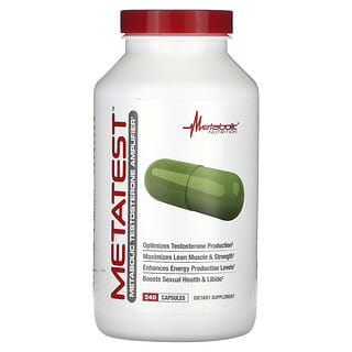 Metabolic Nutrition, Métatest, 240 capsules