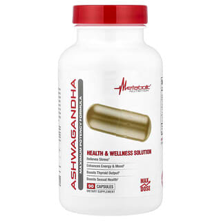 Metabolic Nutrition, Ashwagandha, 90 Capsules