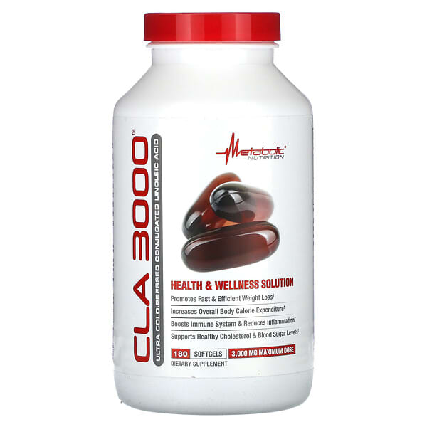 CLA 3000, 180 Softgels (1,000 mg per Softgel)