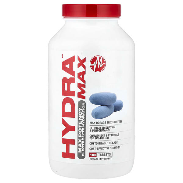 HydraMAX™, Max Potency, 180 Tablets