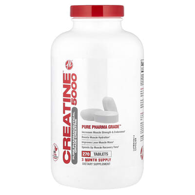 Metabolic Nutrition, Creatine 5000™, 270 Tablets (1,666 mg each tablet)