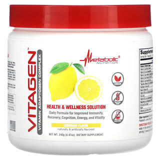Metabolic Nutrition, VitaGen, Limonada`` 240 g (8,47 oz)