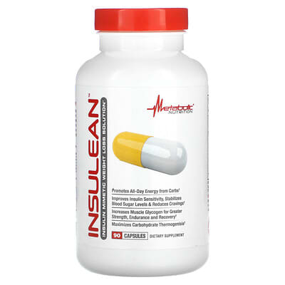 Metabolic Nutrition, Insulin, 90 Capsules