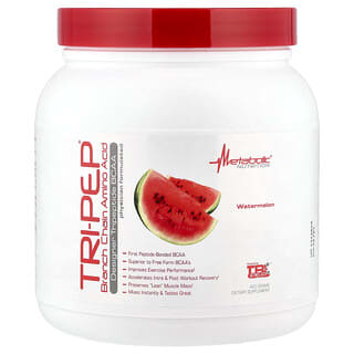 Metabolic Nutrition, Tri-Pep, Branch Chain Amino Acid, Watermelon, 14.1 oz, (400 g)