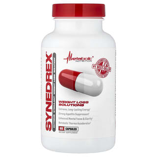 Metabolic Nutrition, Synedrex, soluzione stimolante estrema per la perdita di peso, 60 capsule