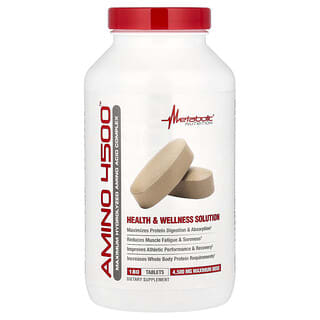 Metabolic Nutrition, Amino 4500, 180 comprimidos