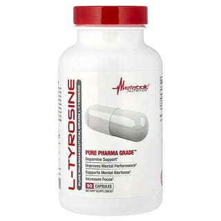 Metabolic Nutrition, L-Tyrosine, 90 Capsules (500 mg per Capsule)