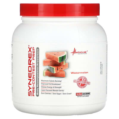 Metabolic Nutrition, Synedrex，賽前準備，西瓜味，14.8 盎司（420 克）