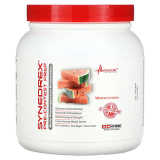 Metabolic Nutrition, Synedrex, добавка для подготовки к соревнованиям, со вкусом арбуза, 420 г (14,8 унции)