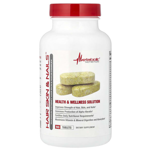 Metabolic Nutrition, 모발 피부 및 손발톱, 90정
