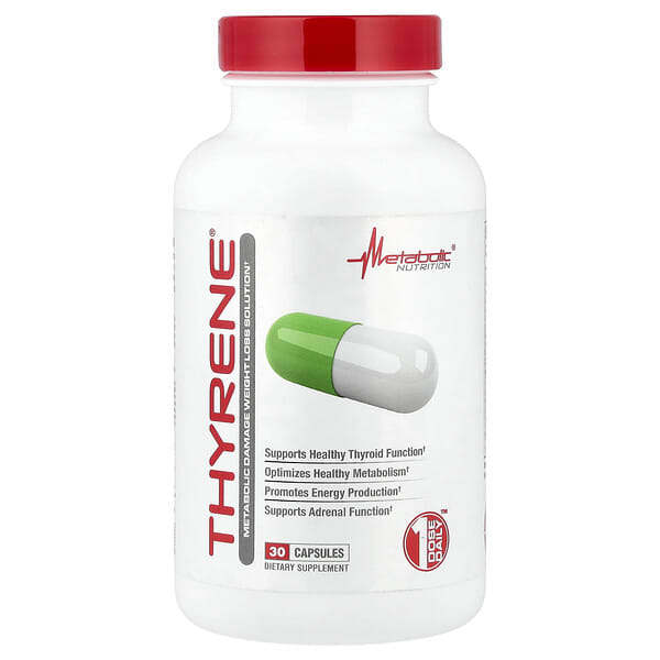 Metabolic Nutrition, Thyrene®, 캡슐 30정