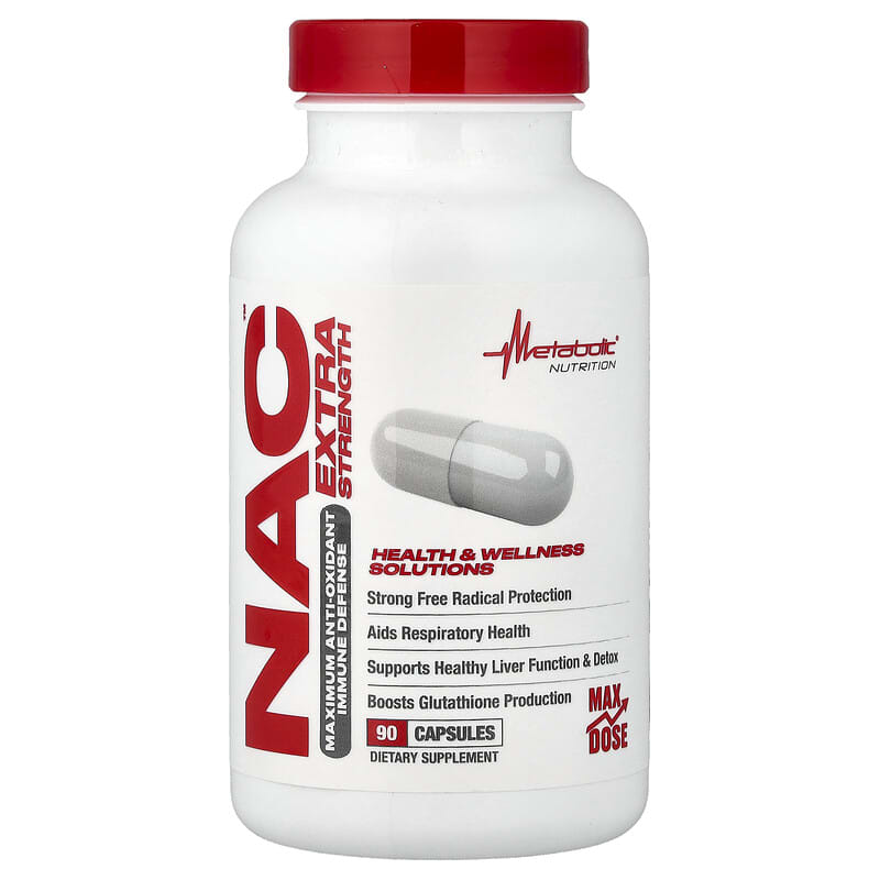 glutathione maximum dose NAC, 90 Capsules (650 mg per Capsule)