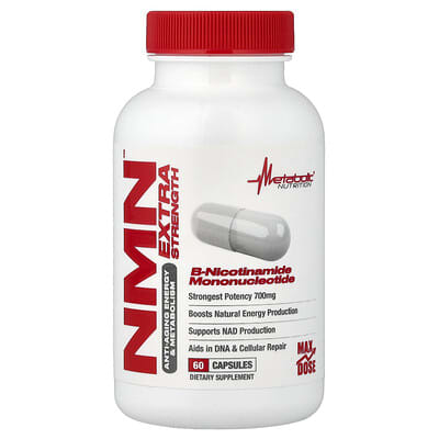Metabolic Nutrition, Beta-Nicotinamide Mononucleotide, 60 Capsules (350 mg per capsule)