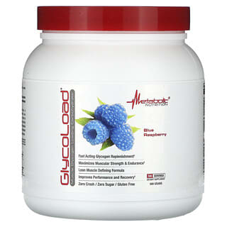 Metabolic Nutrition, GlycoLoad, Blue Raspberry, 600 g