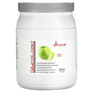 Metabolic Nutrition, GlycoRod, 그린 애플, 600g