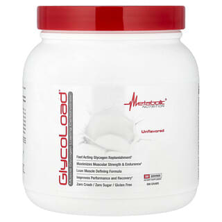 Metabolic Nutrition, GlycoLoad, Sin sabor`` 600 g