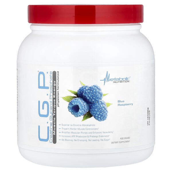 Metabolic Nutrition, C.G.P.，藍樹莓味，400 克