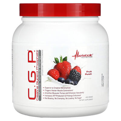 Metabolic Nutrition, C.G.P., Mixed Fruit Flavor, 400 g