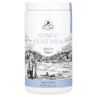Mt. Capra, Nonfat Goat Milk, fettarme Ziegenmilch, 453 g (1 lb.)