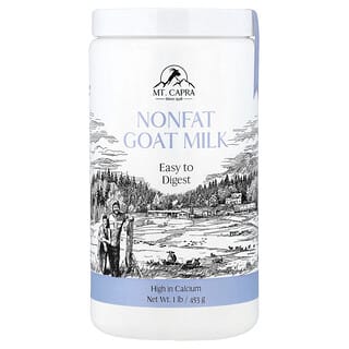 Mt. Capra, Leche descremada de cabra, 453 g (1 lb)