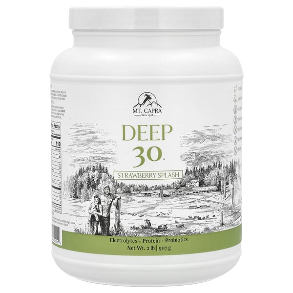 Mt. Capra, Deep 30™, 스트로베리 스플래시, 907g(2lb)