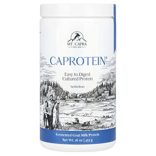 Mt. Capra, Caprotein，高級山羊奶蛋白質，天然香草，1磅（453克）
